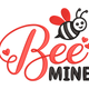Bee Mine Embroidery Design, Valentine Cartoon Bee Machine Embroidery Pattern, Instant Download