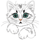 Cute Cat Face Embroidery Design, Instant Download