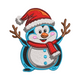 Cute Christmas Penguin Embroidery Design, Instant Download