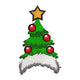 Cute Christmas Tree Gnome Hat Embroidery Design, Instant Download