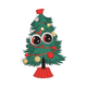 Cute Christmas Tree with Big Eyes Embroidery Design, Instant Download