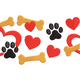 Cute Dog-themed Embroidery Design, Instant Download