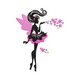 Cute Fairy Girl Embroidery Design, Whimsical Fantasy Machine Embroidery Pattern