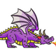Cute Fire Breathing Dragon Embroidery Design, Cartoon Fantasy Pattern, Instant Download