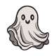 Cute Ghost Halloween Embroidery Design, Instant Download