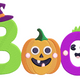 Halloween Boo Embroidery Design, Cute Ghost Machine Pattern, Instant Download