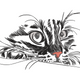 Cute Kitty Face Embroidery Design, Instant Download