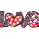 Cute LOVE Patchwork Embroidery Design, Instant Download