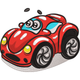 Cute Ladybug Car Embroidery Design, Kids Bug Vehicle Machine Embroidery, Instant Download