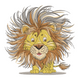 Cute Lion Embroidery Design, Kawaii Lion Cub Pattern, Instant Download
