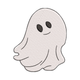 Cute Minimal Ghost Halloween Embroidery Design, Instant Download