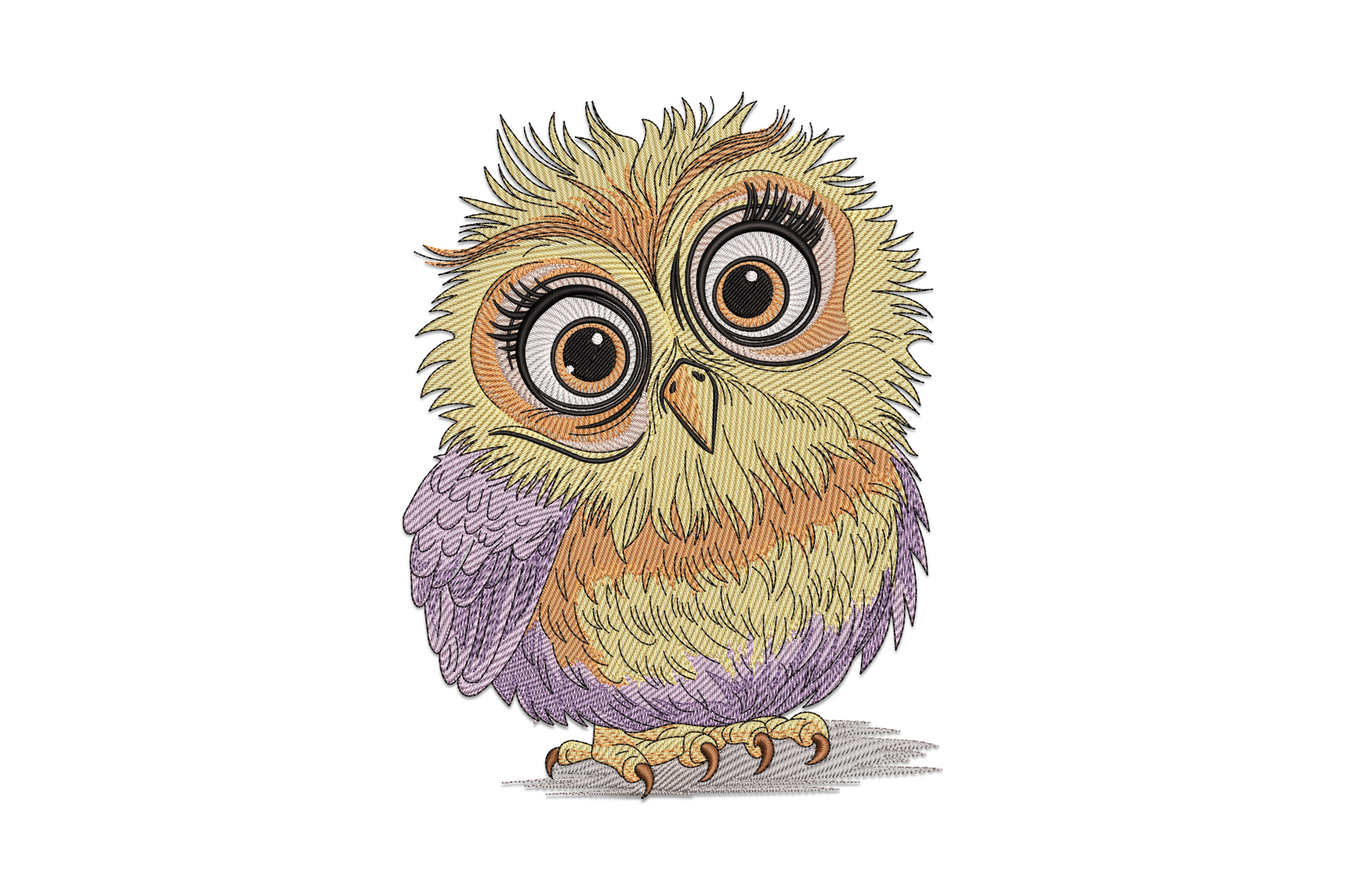 Cute Owl Embroidery Design