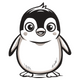 Cute Penguin Embroidery Design, Kawaii Baby Machine Pattern