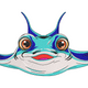 Cute Stingray Embroidery Design, Instant Download