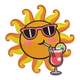 Cute Summer Sun Embroidery Design, Machine Embroidery Pattern, Instant Download