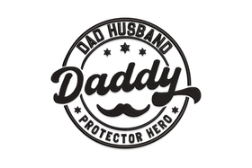 Dad Husband Daddy Protector Hero Embroidery Design, Instant Download