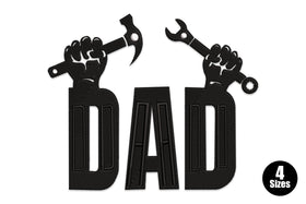 Dad Tools Embroidery Design V2, Instant Download
