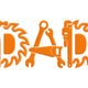 Dad Tools Typography Embroidery Design, Father's Day, Instant Download