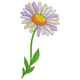 Beautiful Daisy Flower Embroidery Design, Instant Download