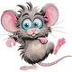 Dancing Mouse Cartoon Embroidery Design, Instant Download