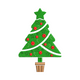 Decorated Christmas Tree Embroidery Design V2, Instant Download
