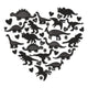 Dinosaur Heart Embroidery Design, Kids Dino Pattern, Instant Download