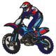 Dirt Bike Rider Embroidery Design, Motocross Pattern, Instant Download