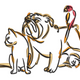 Dog Cat Bird Family Embroidery Design, Instant Download