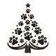 Dog Lover Holiday Tree Embroidery Design, Instant Download