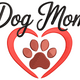 Dog Mom Heart Paw Embroidery Design, Instant Download