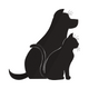 Dog and Cat Silhouette Embroidery Design, Pet Machine Embroidery Pattern, Instant Download