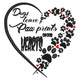 Dogs Leave Paw Prints on Our Hearts Embroidery Design, Machine Embroidery Pattern, Instant Download