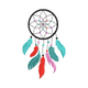 Dreamcatcher Feather Embroidery Design, Boho Machine Embroidery Pattern, Instant Download