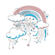 Dreamy Rainbow Clouds Embroidery Design, Kids Machine Embroidery, Instant Download