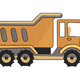 Dump Truck Embroidery Design, Instant Download
