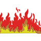 Dynamic Flame Embroidery Design V2, Instant Download