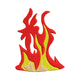 Dynamic Flame Embroidery Design, Instant Download
