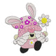 Easter Bunny Gnome Embroidery Design, Easter Pattern, Instant Download