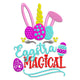 Eggstra Magical Embroidery Design, Easter Unicorn Bunny Pattern, Instant Download