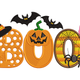 Elegant BOO Halloween Embroidery Design, Instant Download