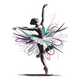 Elegant Ballerina Embroidery Design, Instant Download