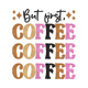 Elegant But First Coffee Embroidery Design, Instant Download