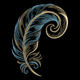 Elegant Feather Embroidery Design, Boho Style Machine Embroidery Pattern, Instant Download