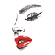 Elegant Female Face Embroidery Design, Fashion Machine Embroidery Pattern, Instant Download