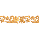 Elegant Floral Border Embroidery Design, Instant Download