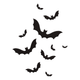 Elegant Flying Bats Halloween Embroidery Design, Instant Download