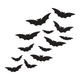 Elegant Flying Bats Halloween Embroidery Design V2, Instant Download