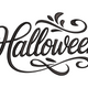 Elegant Halloween Script Embroidery Design, Instant Download