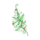 Elegant Holly Vine Corner Embroidery Design, Instant Download