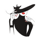 Elegant Lady Silhouette Embroidery Design, Fashion Woman Profile Machine Embroidery Pattern